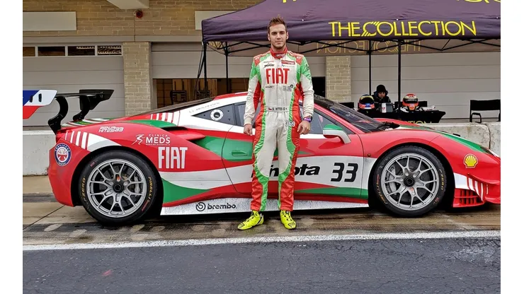 Benjamín Hites ha participado del automovilismo en Argenitna, Italia y Estados Unidos con 19 años