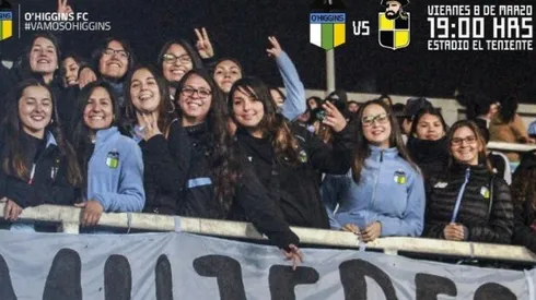 Mujeres celestes podrán ir gratis al partido de O'Higgins y Coquimbo Unido en El Teniente