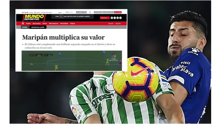 Guillermo Maripán lleva dos goles en la presente edición de La Liga