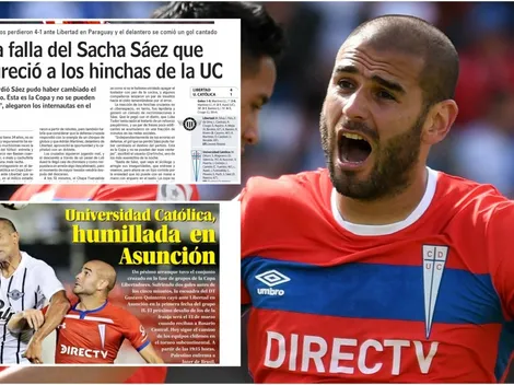 Diarios chilenos dicen que la UC "sufrió humillación" y condenan a Sacha Sáez