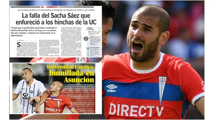 Sebastián Sáez se perdió el empate parcial para la UC