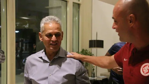 Rueda en el momento en el que fue recibido por el Inter