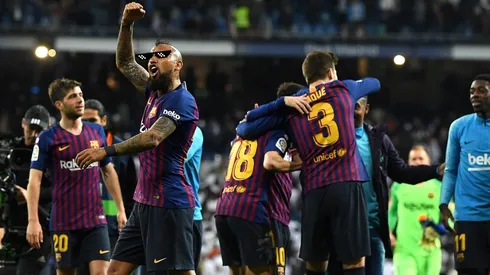 El Rey lo pasa bien tras cumplir con su deber en el Clásico