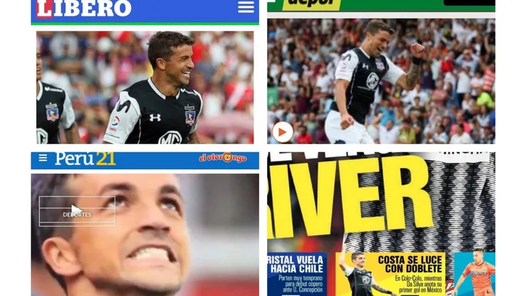 Costamanía: Locura en Perú por el doblete del jugador de Colo Colo