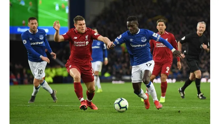 Empate sin goles entre Everton y Liverpool.