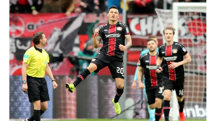 Aránguiz anotó su primer gol en la presente Bundesliga