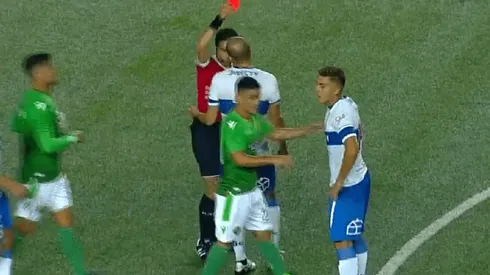 El cruzado fue expulsado en el minuto 90 por reclamos