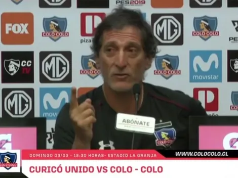 La furia de Mario Salas en conferencia: se paró y se fue