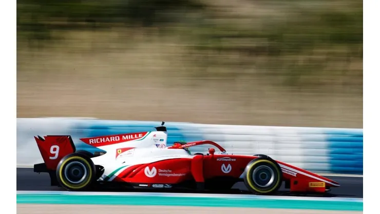 Mick Schumacher se lució en Jerez