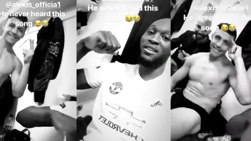 Alexis Sánchez celebra la victoria del United en calzoncillos y bailando "Thong Song"