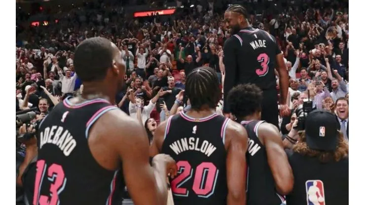 Wade se mandó un triple de último segundo para que los Heat derroten a Golden State