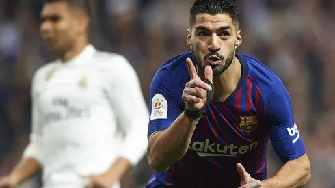 Luis Suárez le anotó dos al Real Madrid, casi tres.