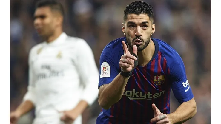 Luis Suárez le anotó dos al Real Madrid, casi tres.