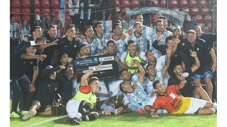 Así festejó el modesto equipo argentino