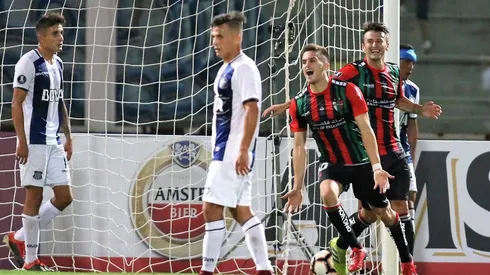 Palestino rescató un empate en la ida ante Talleres en Córdoba.