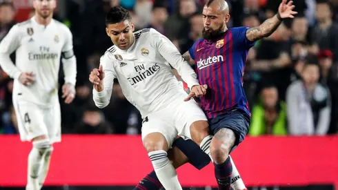 Sergi Roberto o Arturo Vidal: una de las dudas de Valverde para el derbi.