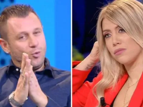 Monumental pelea de Cassano y Wanda por culpa de Icardi