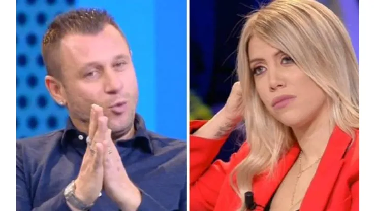 Monumental pelea de Cassano y Wanda por culpa de Icardi