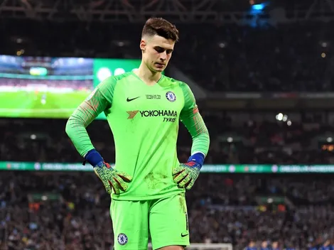 Chelsea multa a Kepa por su pataleta en la final ante el Manchester City