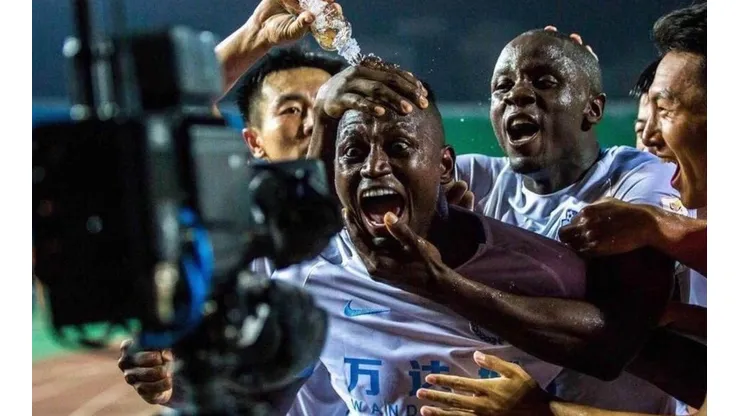 Riascos es un jugador muy extrovertido