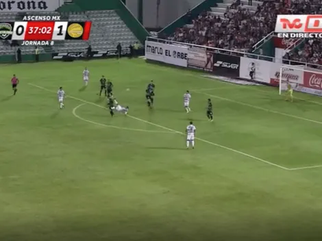 Terrible golazo de chilena desde fuera del área en México