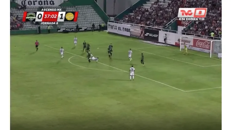 Dorados de Sinaloa anotó un gol de chilena.