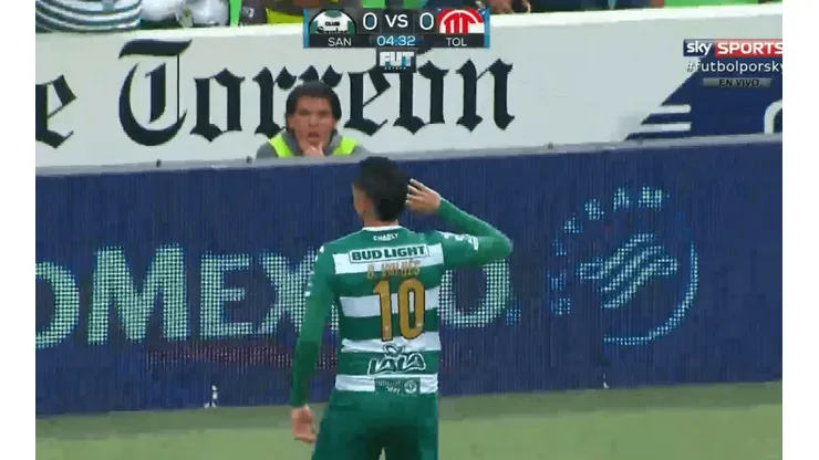 Diego Valdes en Santos Laguna