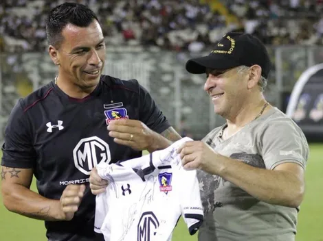 Ovación del Monumental: Colo Colo homenajeó a su bombero en cancha