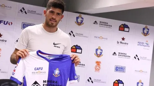 Agustín es presentado en Deportes Antofagasta