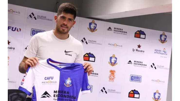 Agustín es presentado en Deportes Antofagasta