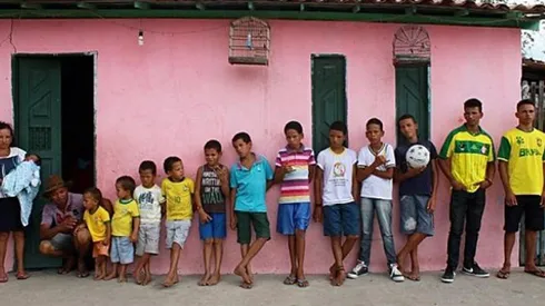 13 hijos, todos bautizados con la R de un futbolista.