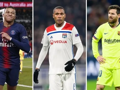 Defensa del Olympique de Lyon: "Mbappé me dio más trabajo que Messi"