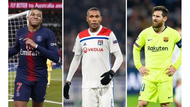 Defensa del Lyon cree que Mbappé es más difícil de marcar que Messi