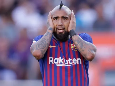 Arturo Vidal está a una amarilla de perderse el Clásico ante el Real Madrid