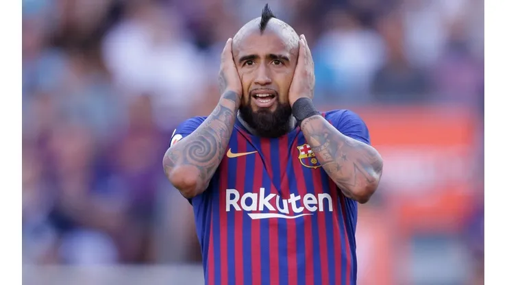 Arturo Vidal está a una amarilla de perderse el Clásico ante el Real Madrid