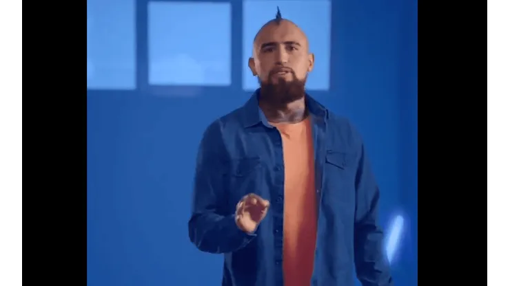Vidal se sacó una buena combinación para su comercial