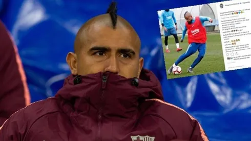 Arturo Vidal responde a sus críticos con desafiante mensaje en sus redes sociales