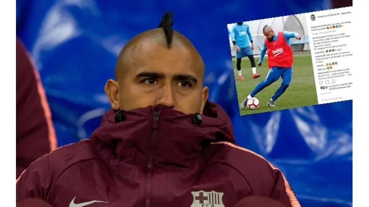 Arturo Vidal responde a sus críticos con desafiante mensaje en sus redes sociales