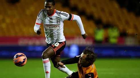 Rodallega durante su paso por el Fulham inglés