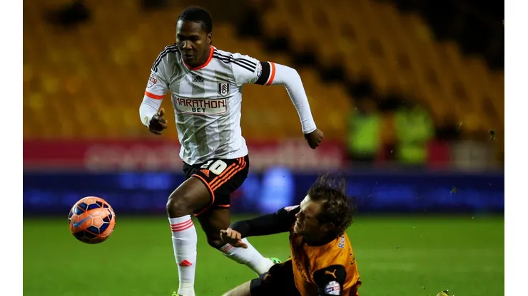 Rodallega durante su paso por el Fulham inglés