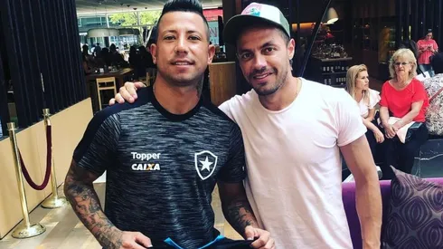 Valencia y Díaz se juntaron en Argentina