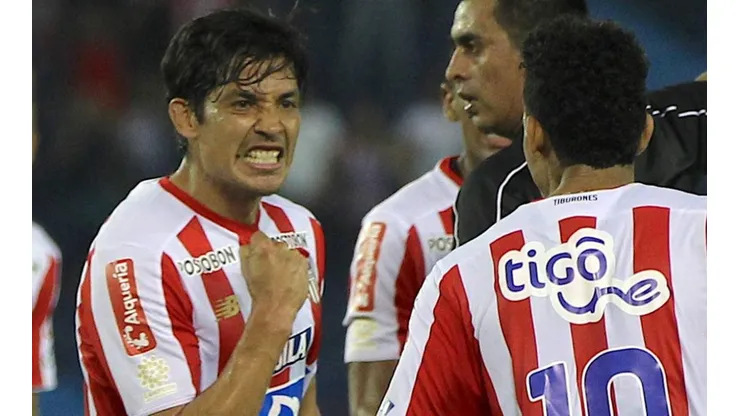 Mati Fernández festejó su primer gol con Junior.