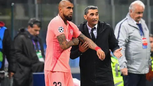 Vidal es defendido a capa y espada por Valverde