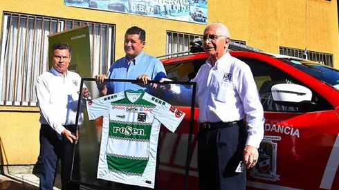 Deportes Temuco firma convenio con cuerpo de bomberos