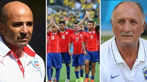 Jorge Sampaoli y Felipe Scolari se volverán a ver lasa caras después de Brasil 2014