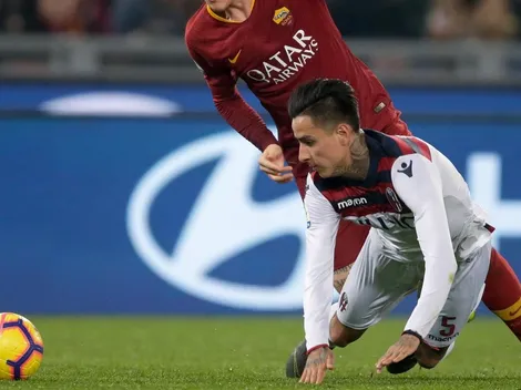 Erick Pulgar no pudo ante la Roma y se complica en la Serie A