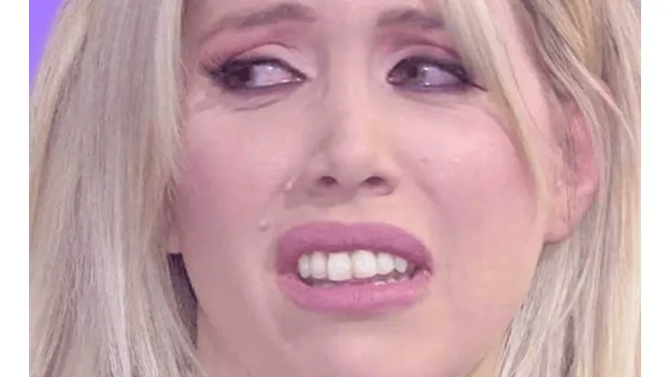 Wanda Nara lloró en la televisión italiana