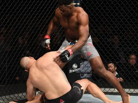 Francis Ngannou noqueó en 26 segundos a Caín Velásquez en el UFC Fight Night