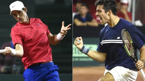 Nicolás Jarry y Christián Garín