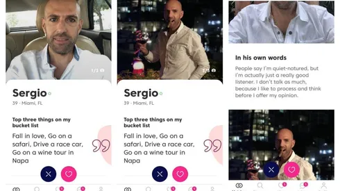 Te pillamos pos compadre: Sergio Jadue y su perfil en app de citas